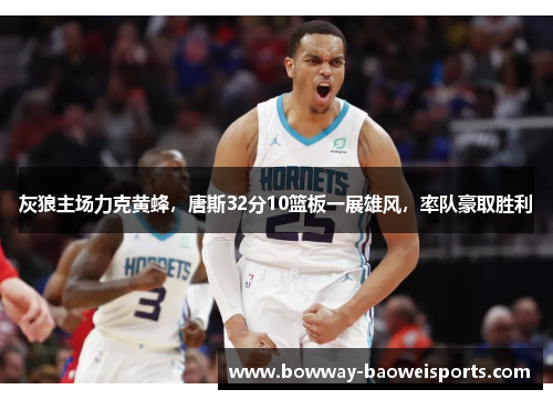 灰狼主场力克黄蜂，唐斯32分10篮板一展雄风，率队豪取胜利